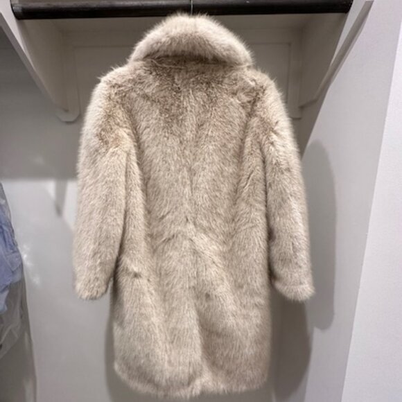 J.Crew Collection Limited Edition Faux-Fur Coat XS BNT - Picture 3 of 6